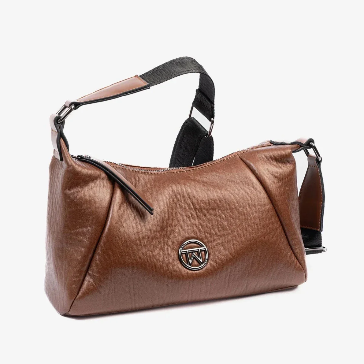 Bolso Bandolera Matties Velvet Marrón - Imagen 2