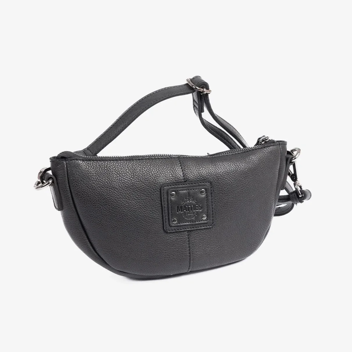Bolso Bandolera Piel Matties Eva Negro
