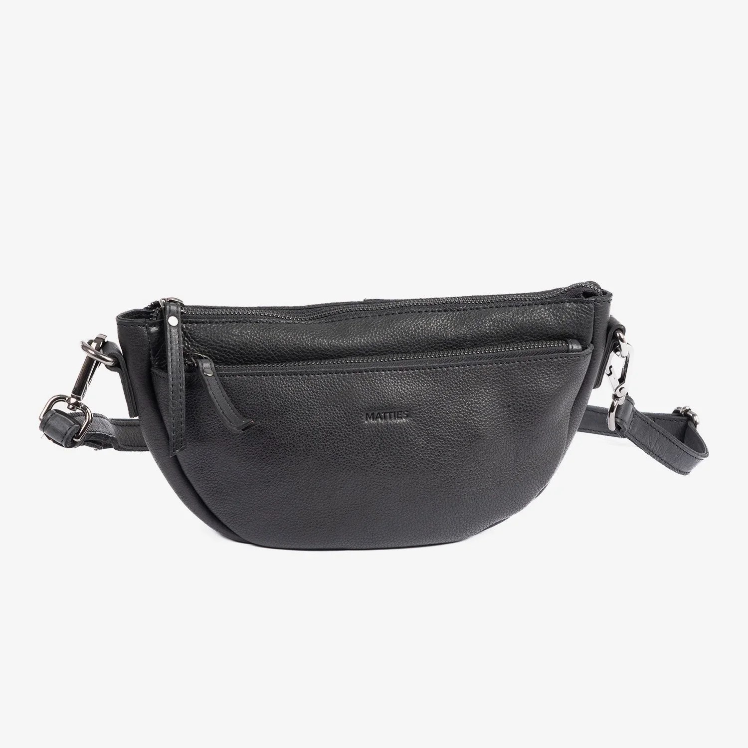 Bolso Bandolera Piel Matties Eva Negro - Imagen 4