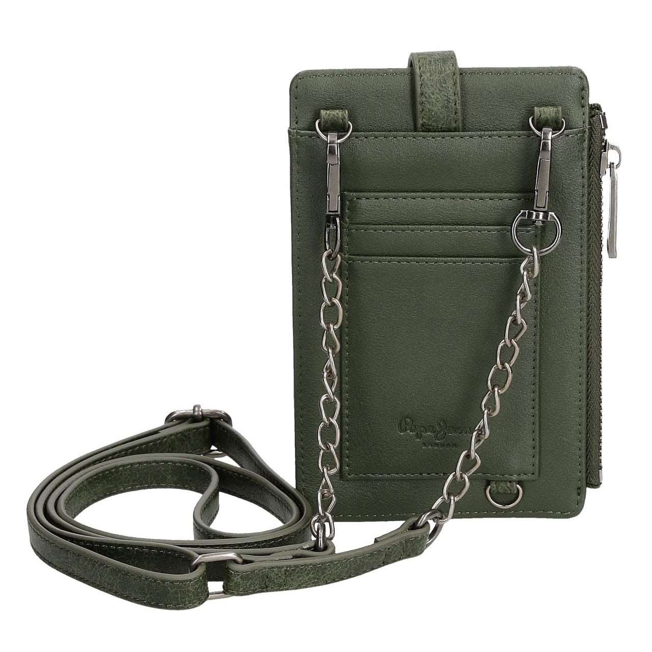 Bandolera porta móvil Pepe Jeans Donna Verde Oliva - Imagen 4