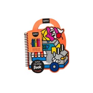 Libro con Pinturas y Pegatinas Yummy OMY