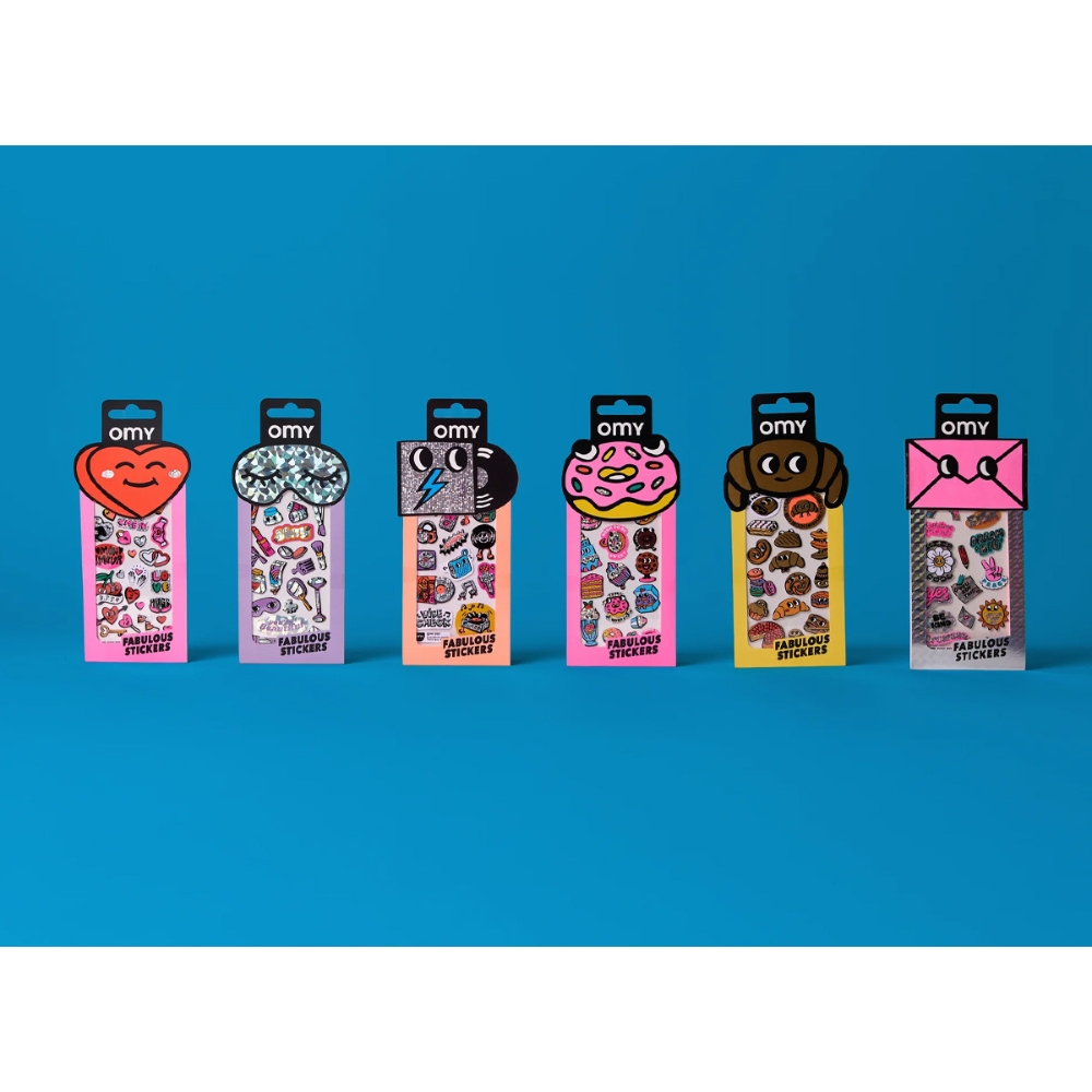 Pegatinas Fluorescentes Iconic Messages OMY - Imagen 4