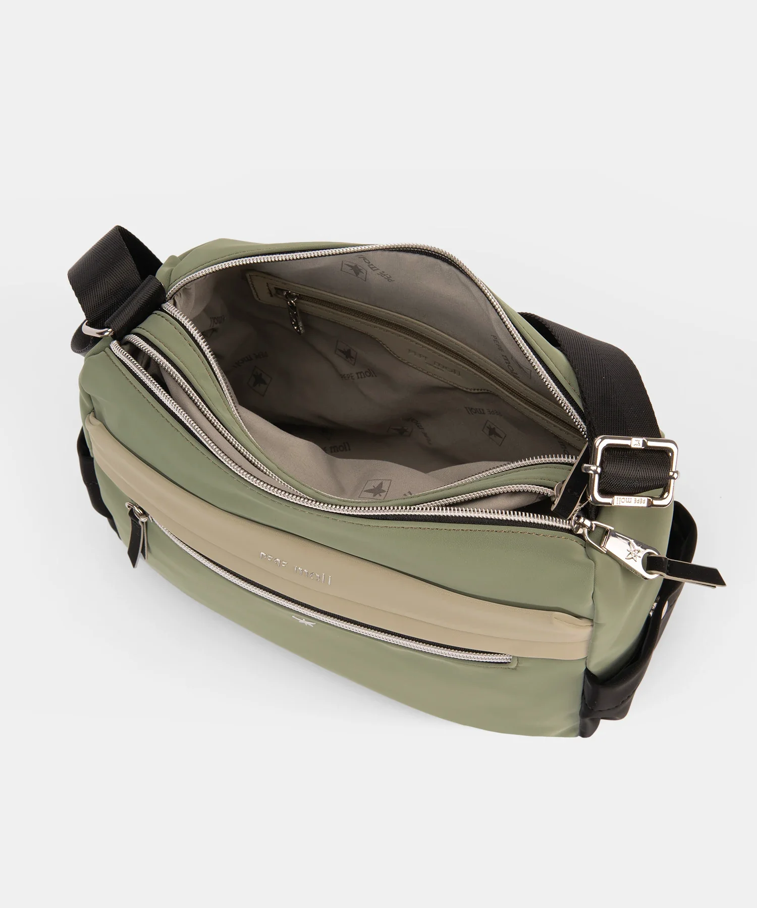 Bandolera Pepe Moll Veronica Tri-Green - Imagen 5