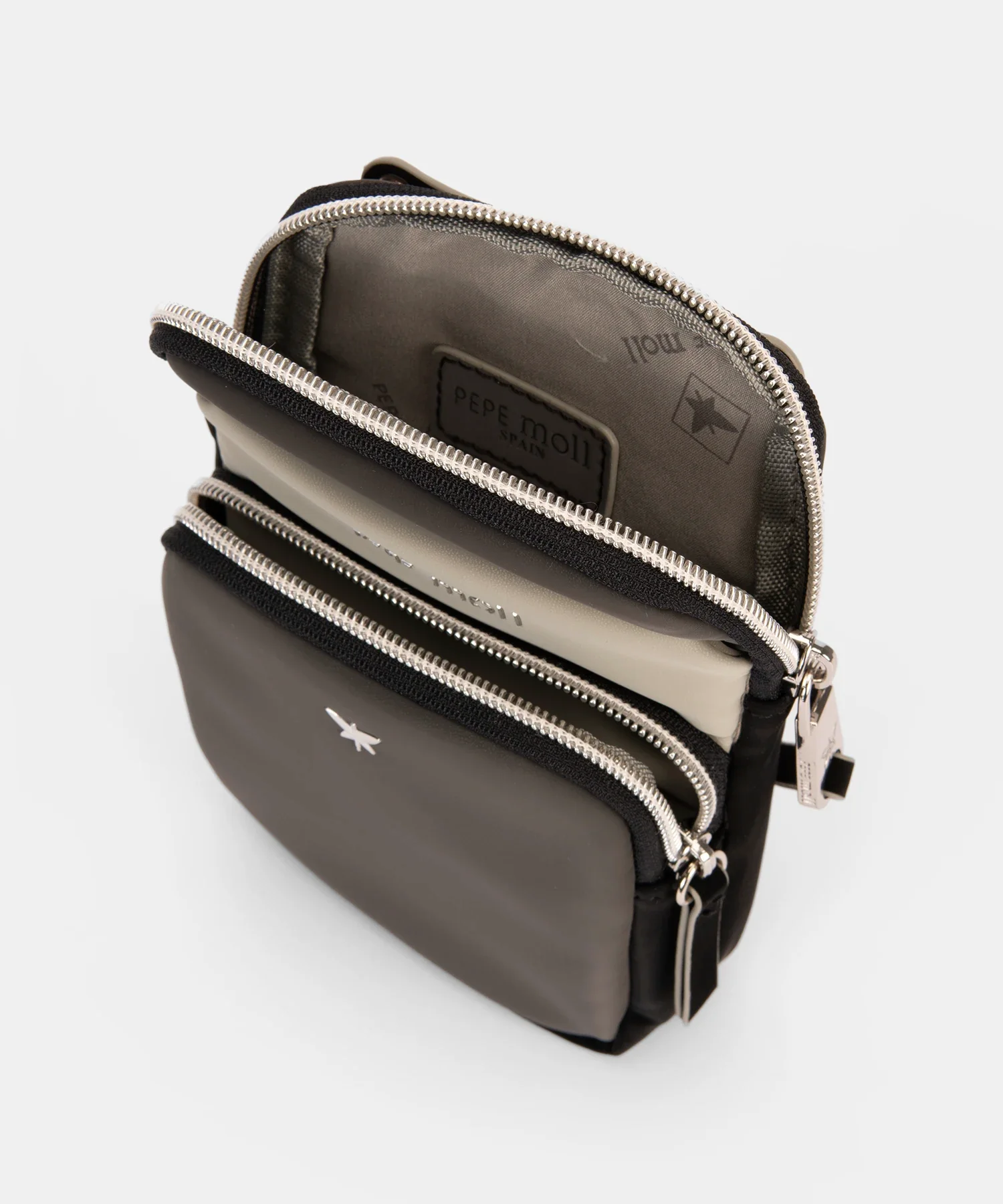 Bandolera porta móvil Pepe Moll Veronica Tri-Grey - Imagen 4