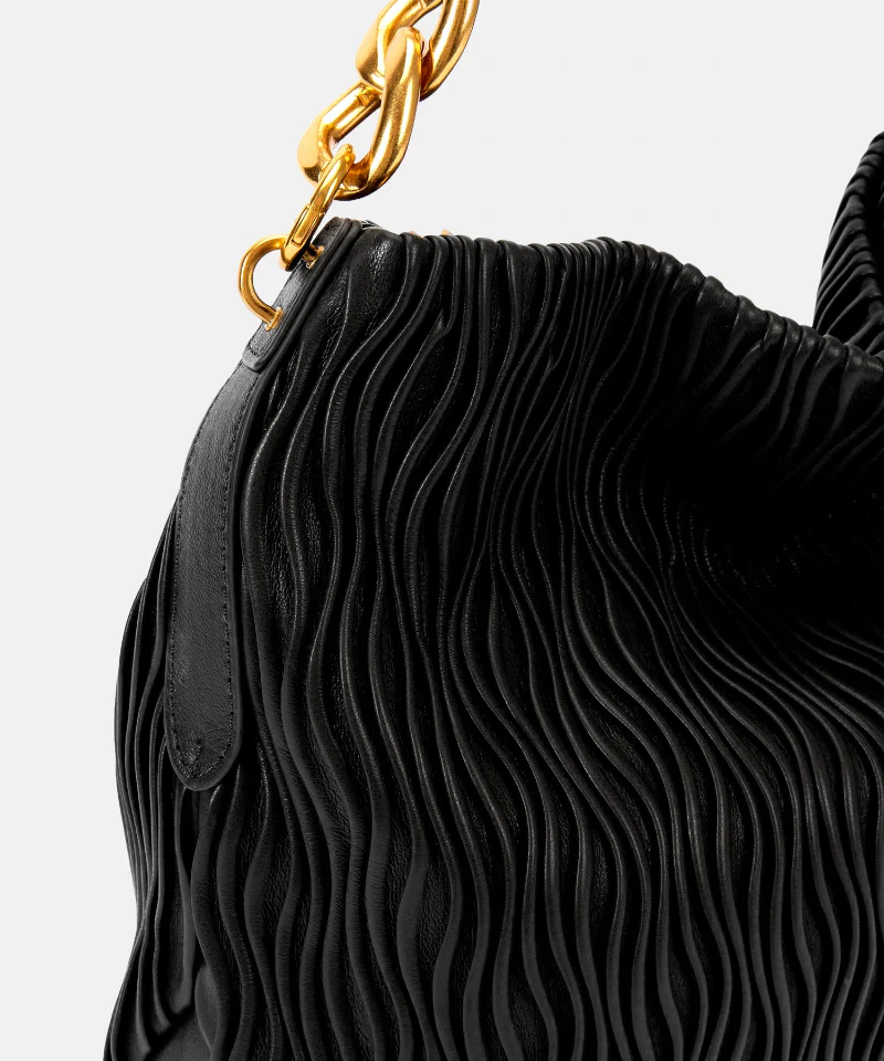 Bolso de Hombro Pepe Moll Amalia Negro - Imagen 4