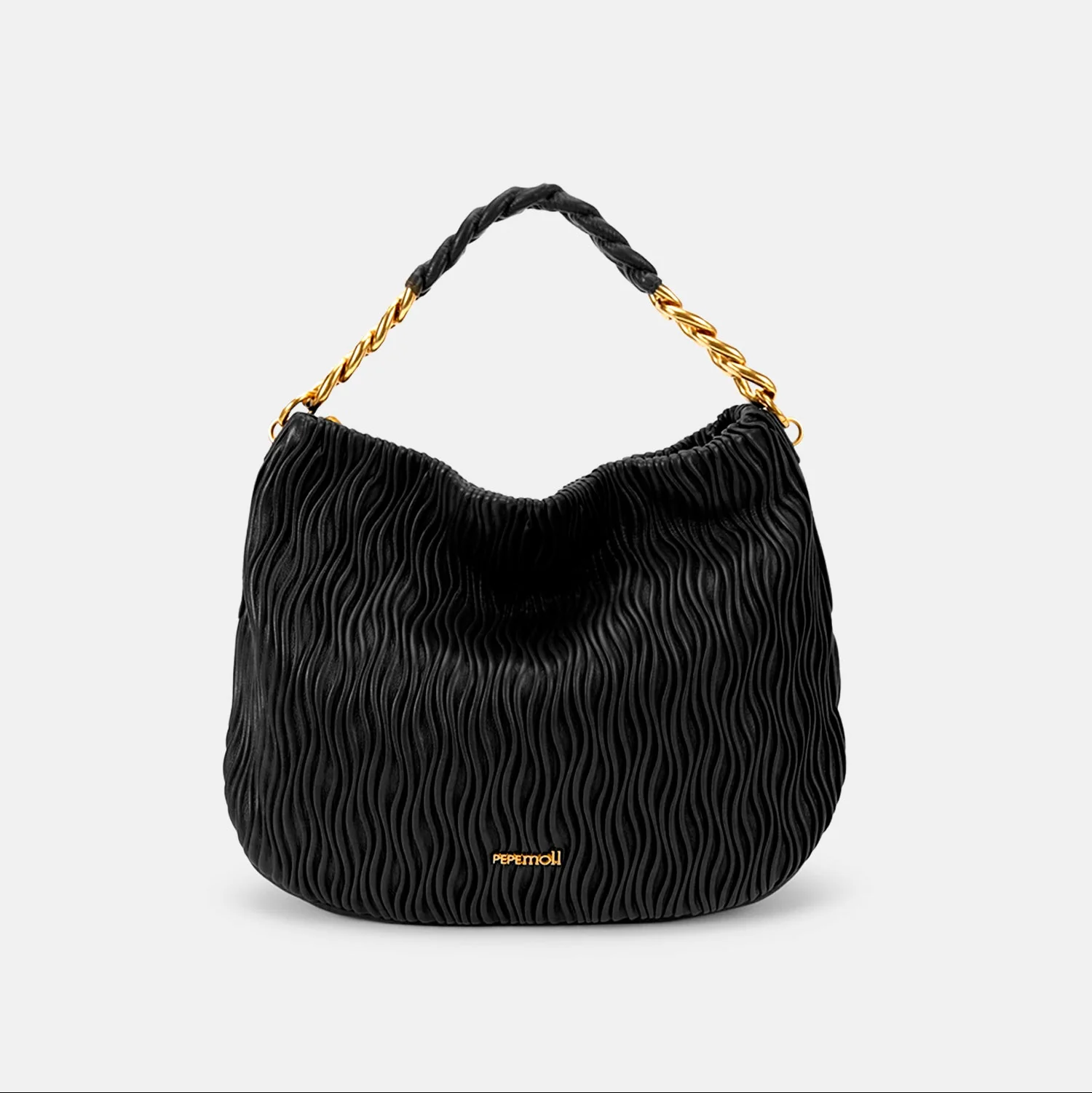 Bolso de Hombro Pepe Moll Amalia Negro - Imagen 2