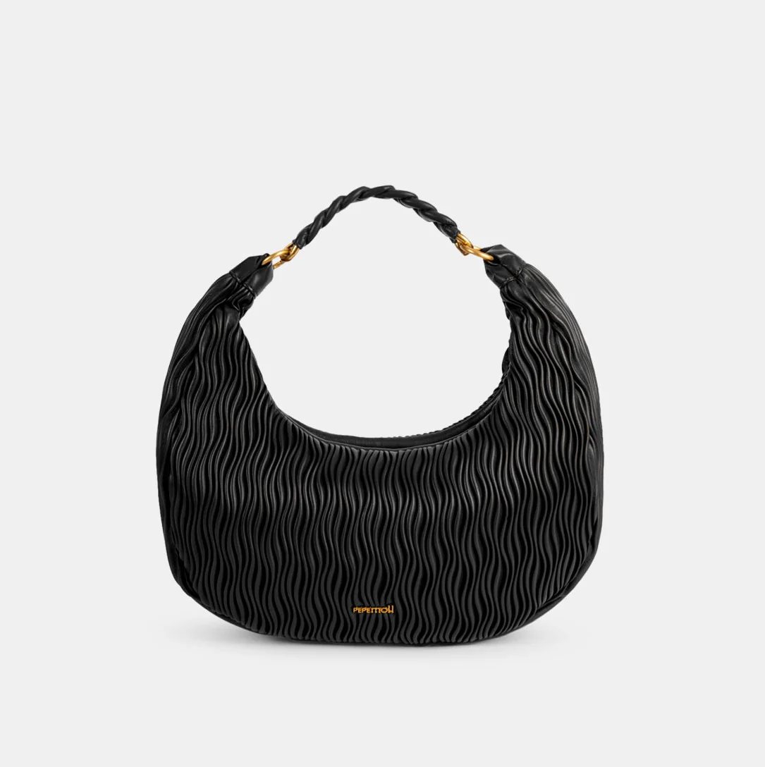 Bolso de Hombro tipo hobo Pepe Moll Amalia Negro
