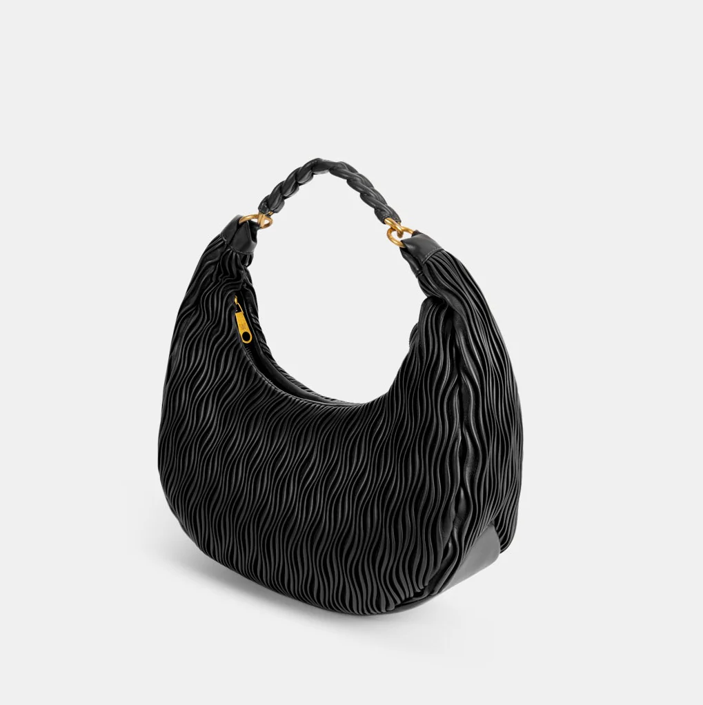 Bolso de Hombro tipo hobo Pepe Moll Amalia Negro - Imagen 3