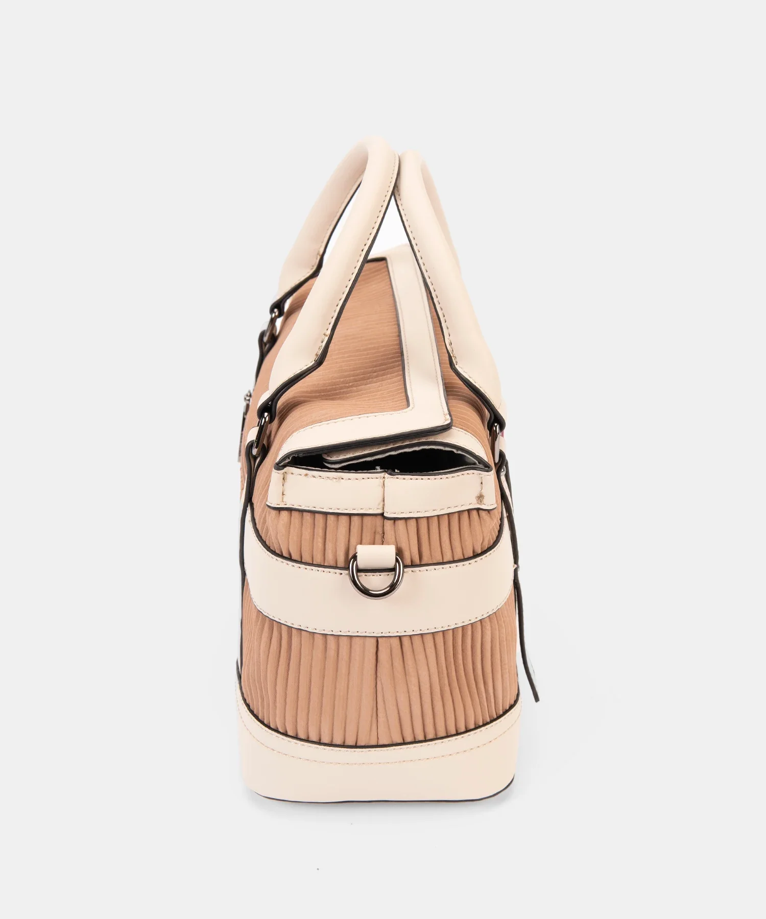 Bolso de Mano con Bandolera Pepe Moll Elena Beige - Imagen 4