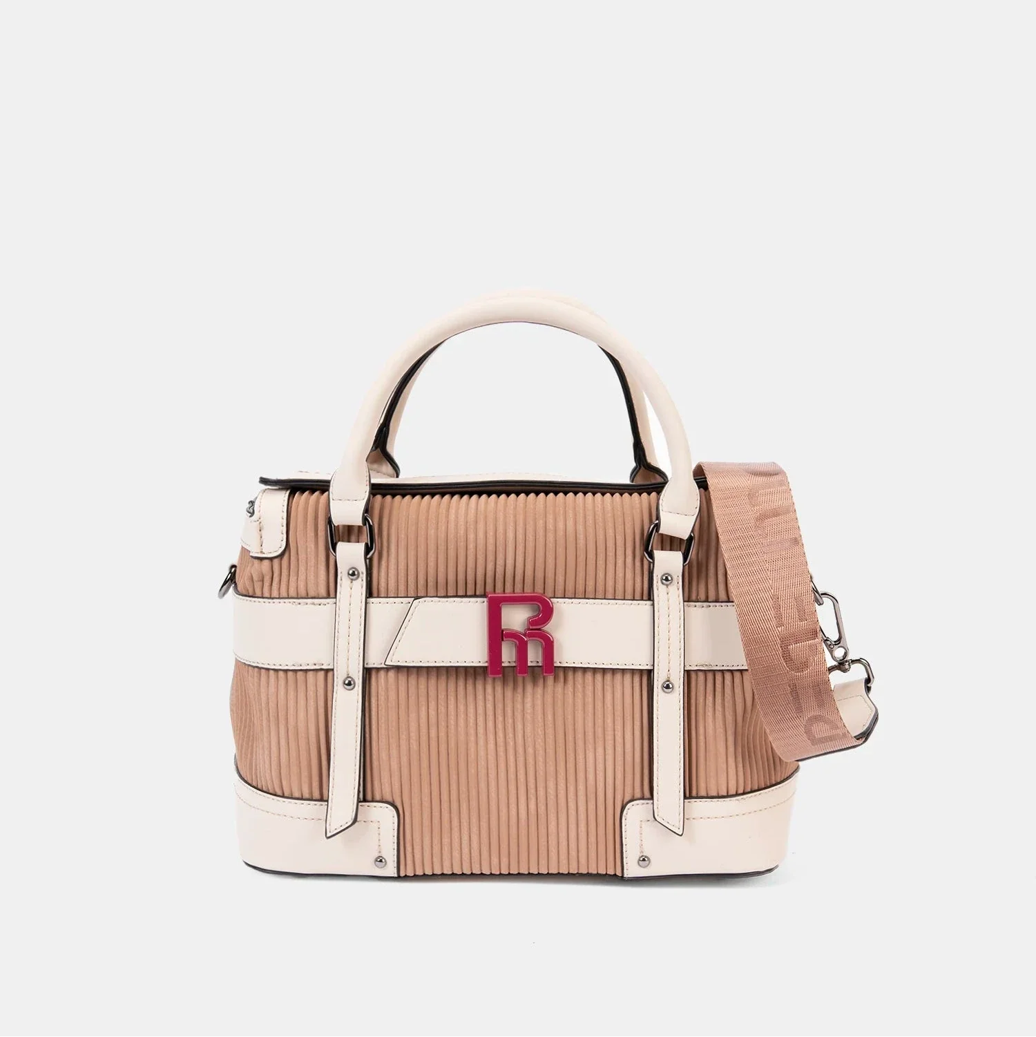 Bolso de Mano con Bandolera Pepe Moll Elena Beige - Imagen 2