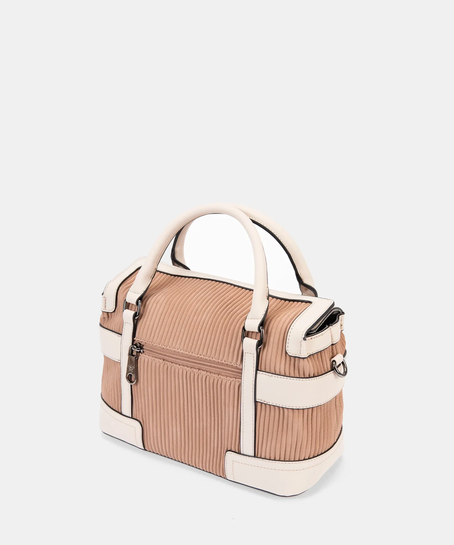 Bolso de Mano con Bandolera Pepe Moll Elena Beige - Imagen 3