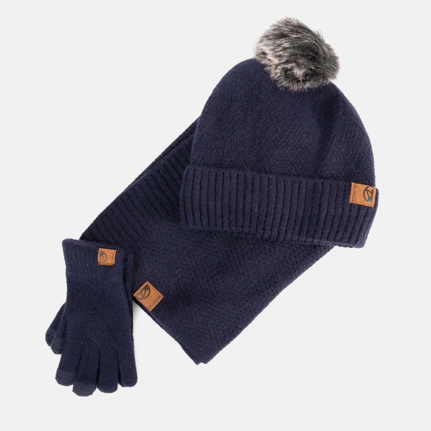 Pack Gorro, Guantes y Bufanda Pepe Moll Azul marino - Imagen 2