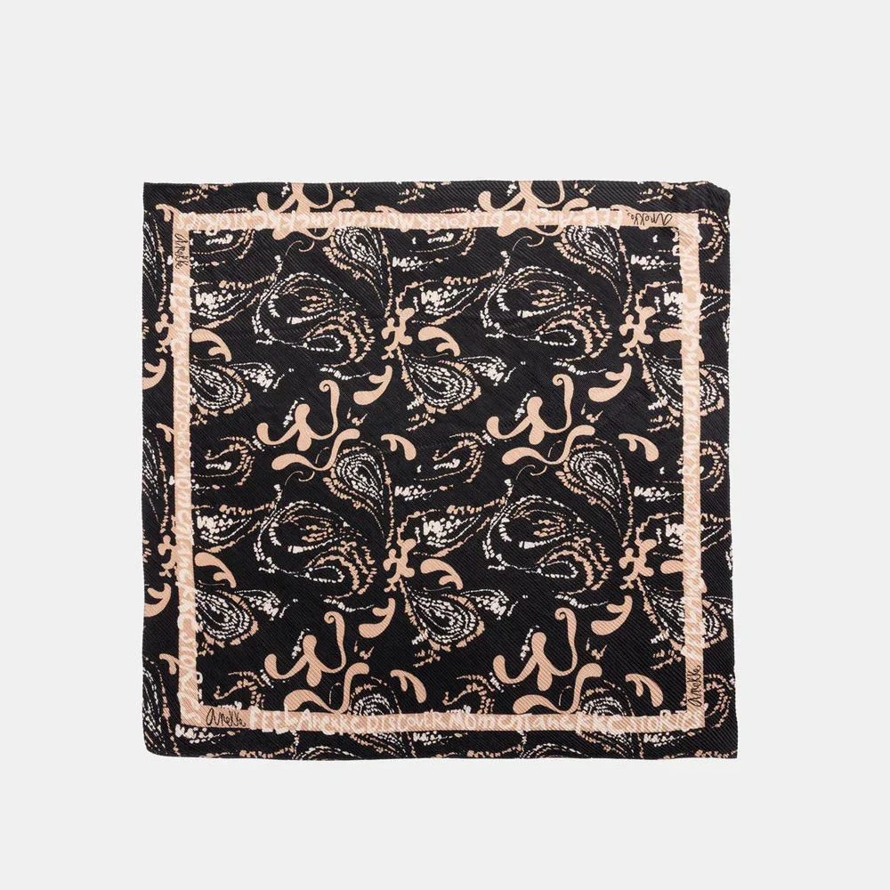 Pañuelo cuadrado plisado Anekke - Imagen 2