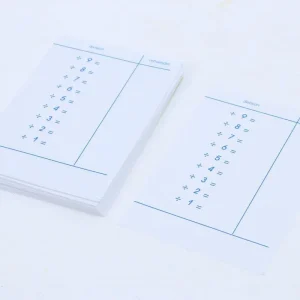 LIBRO EJERCICIOS PARA EL TABLERO DE DIVISIÓN MONTESSORI