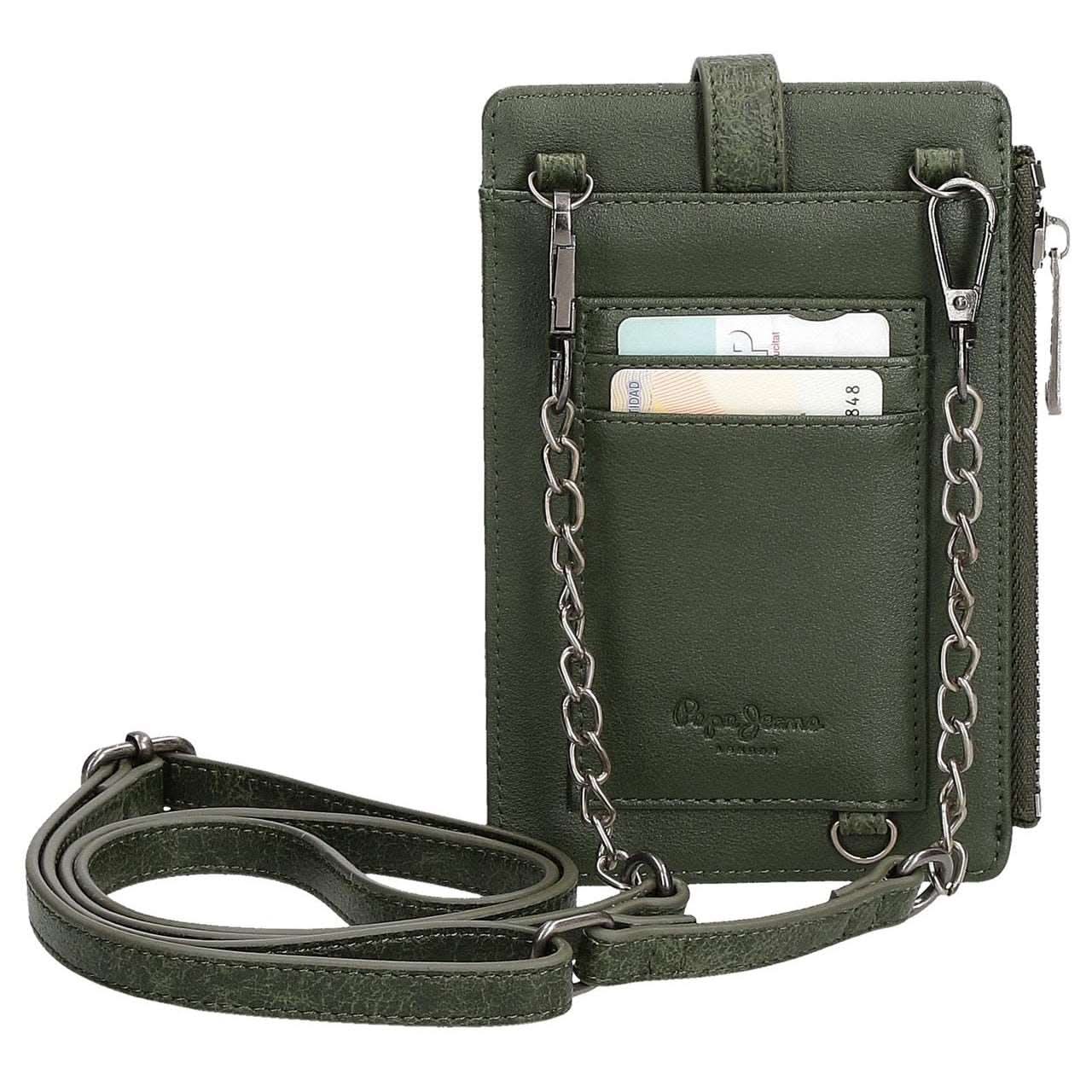 Bandolera porta móvil Pepe Jeans Donna Verde Oliva - Imagen 6