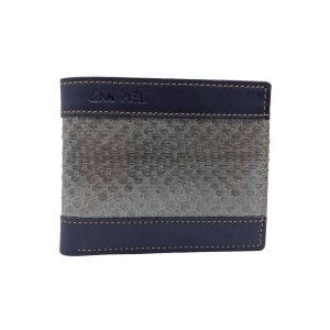 Cartera Americana de Piel de Serpiente Canpiel Marino-Gris