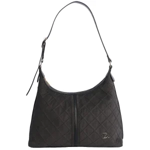 Bolso de Hombro bandolera Don Algodón Suede Negro