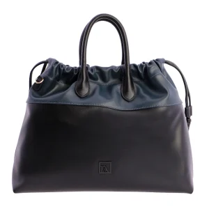 Bolso de mano con Bandolera Don Algodón Bicolor Negro