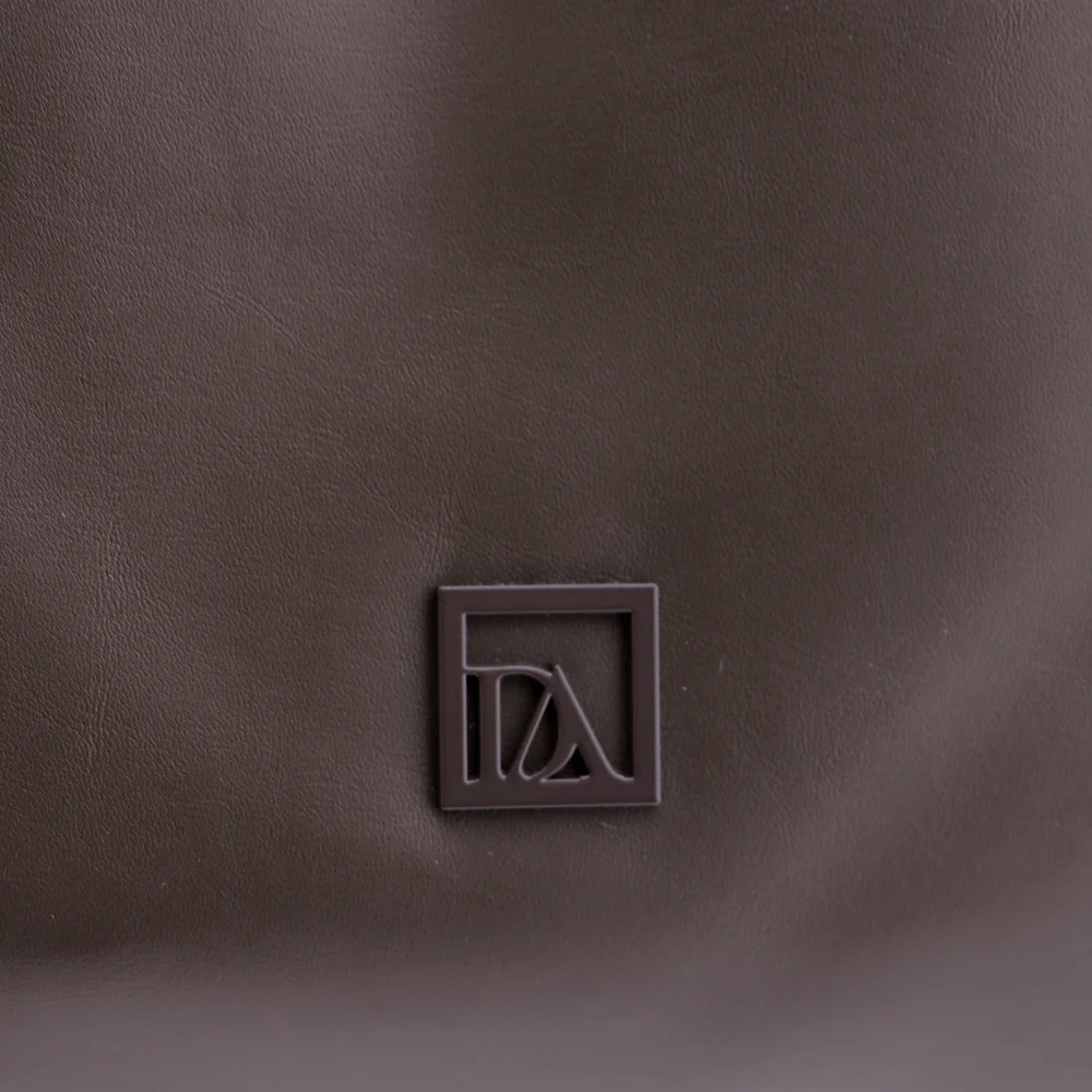 Bolso de mano con Bandolera Don Algodón Bicolor Marrón - Imagen 7