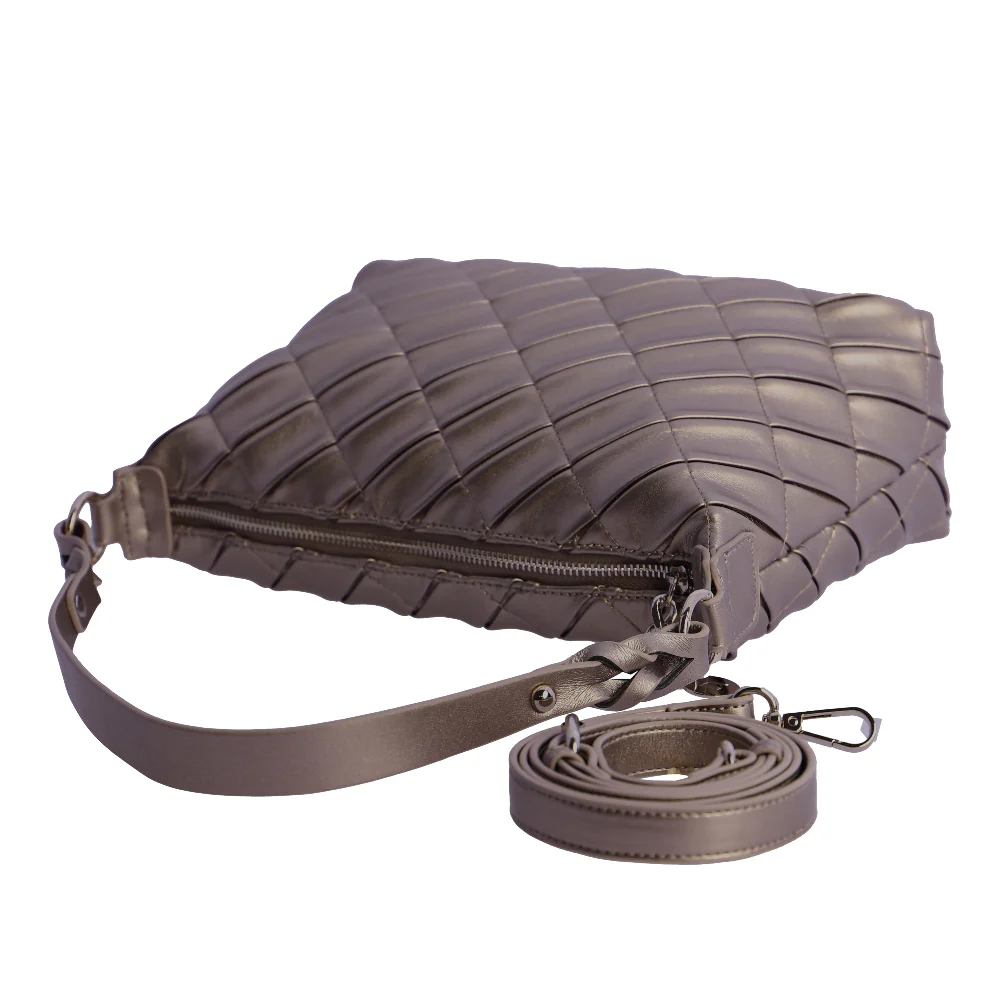 Bandolera Don Algodón Trama Estaño - Imagen 6