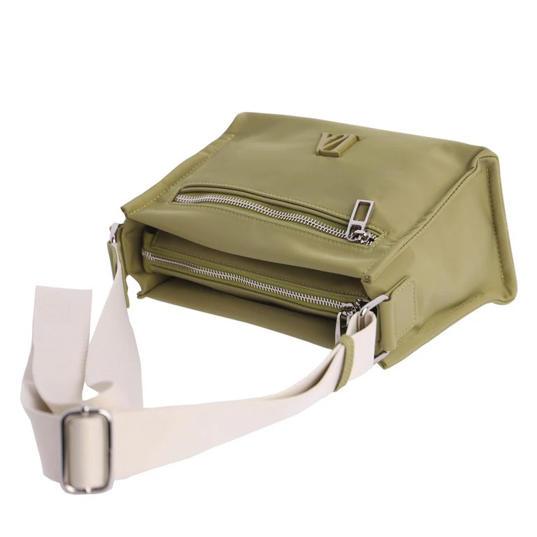 Bolso Bandolera nylon Don Algodón color Verde - Imagen 6