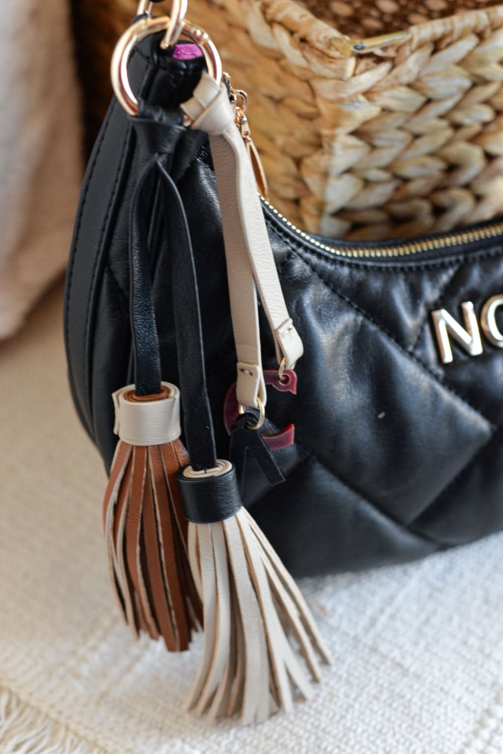 Bolso Gondola P.Vegana acolchada Noco Negro - Imagen 4