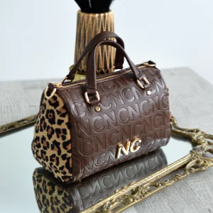 Mini Bowling animal print Noco Marrón