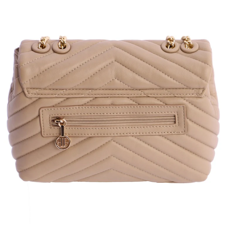 Bolso de hombro solapa Eferri Valeria Beige - Imagen 7