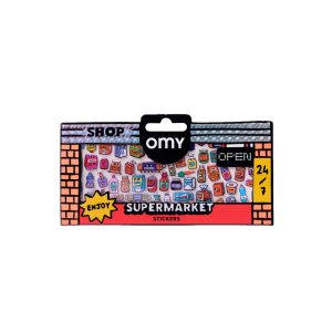 Pegatinas Fluorescentes Boutique Supermarket OMY