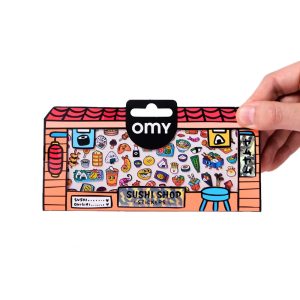 Pegatinas Fluorescentes Boutique Sushi OMY