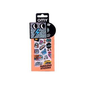 Pegatinas Fluorescentes Iconic Music OMY