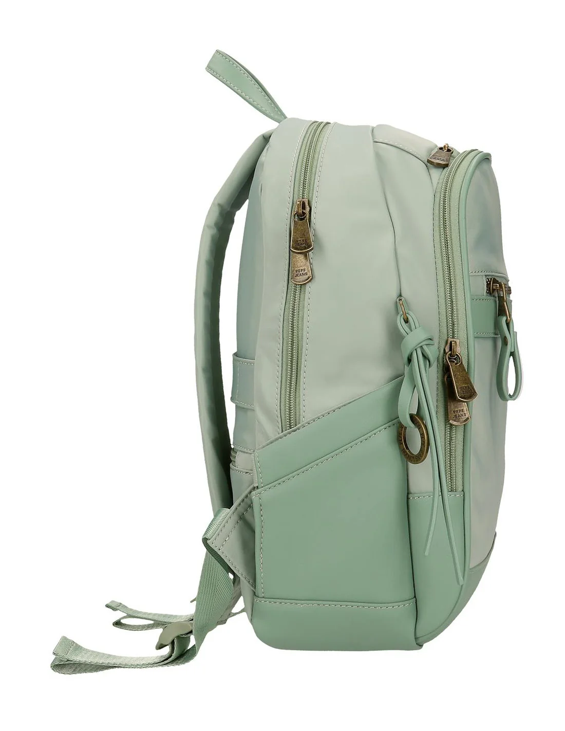 Mochila adap. porta ordenador 37cm 2C. Pepe Jeans Morgan Verde - Imagen 3