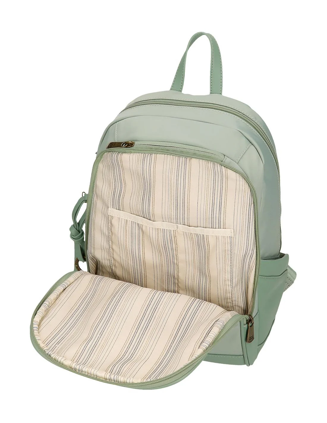 Mochila adap. porta ordenador 37cm 2C. Pepe Jeans Morgan Verde - Imagen 6