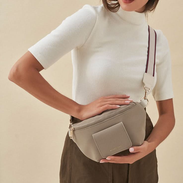 Bandolera con espejo Montsaint Vanity Beige - Imagen 3