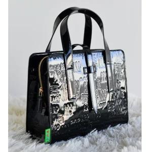 Bolso Tote charol logo AGATHA RUIZ DE LA PRADA Azul