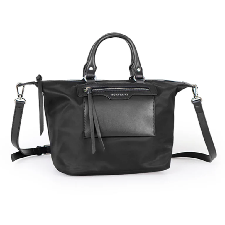 Bolso Shopper con Bandolera Montsaint Nevasca Negro