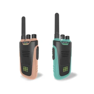 Set de Walkie Talkies recargables Kidytalk rosa y cyan