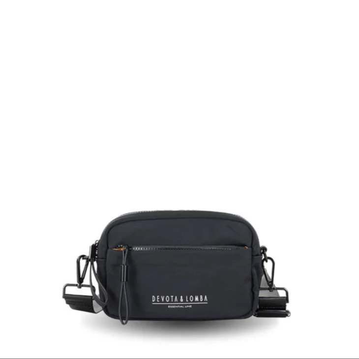 Bandolera compacta Devota & Lomba Essential Negro