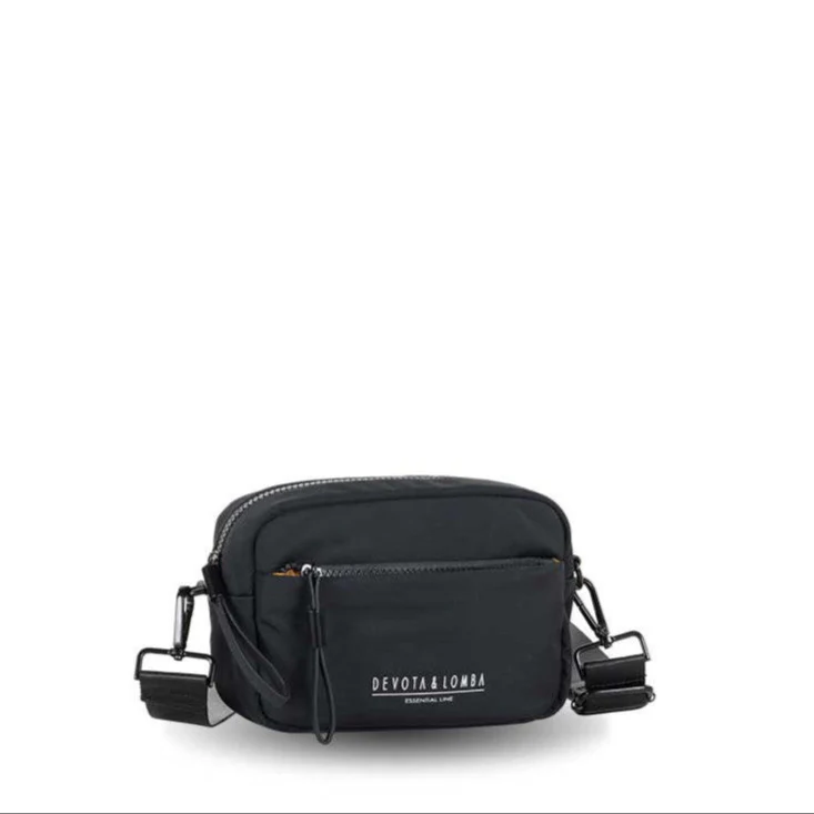 Bandolera compacta Devota & Lomba Essential Negro - Imagen 3