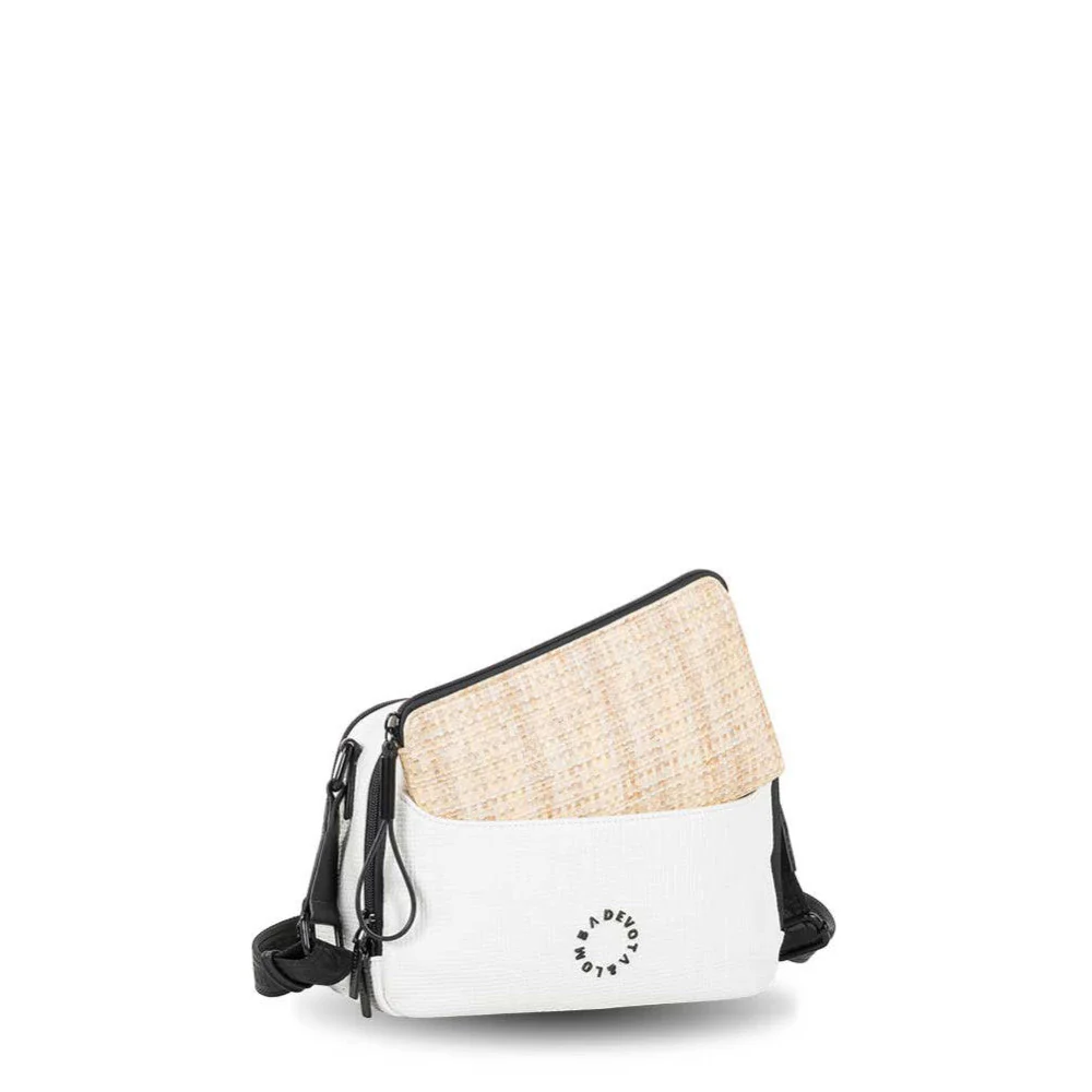 Bandolera Devota & Lomba Plot color Blanco roto - Imagen 3