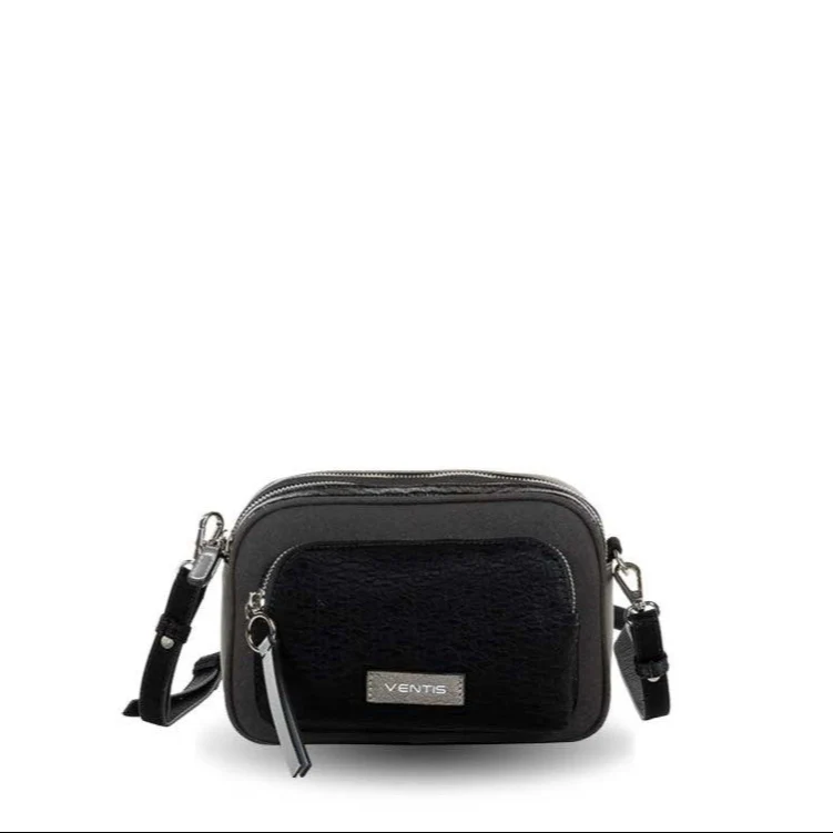 Bandolera pequeña Ventis Hybrid Negro - Imagen 2