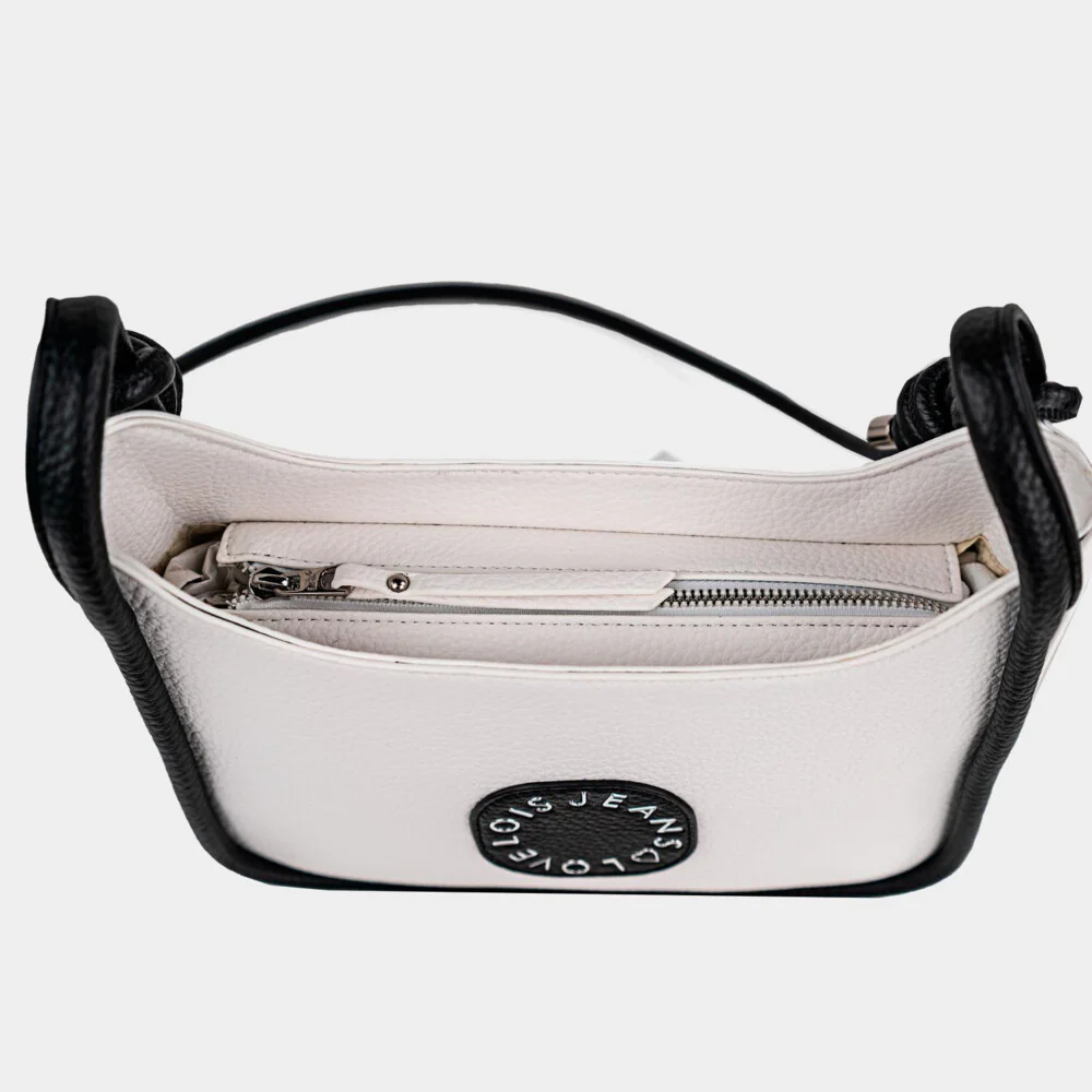 Bolso Bandolera Lois Duluth Blanco/Negro - Imagen 6