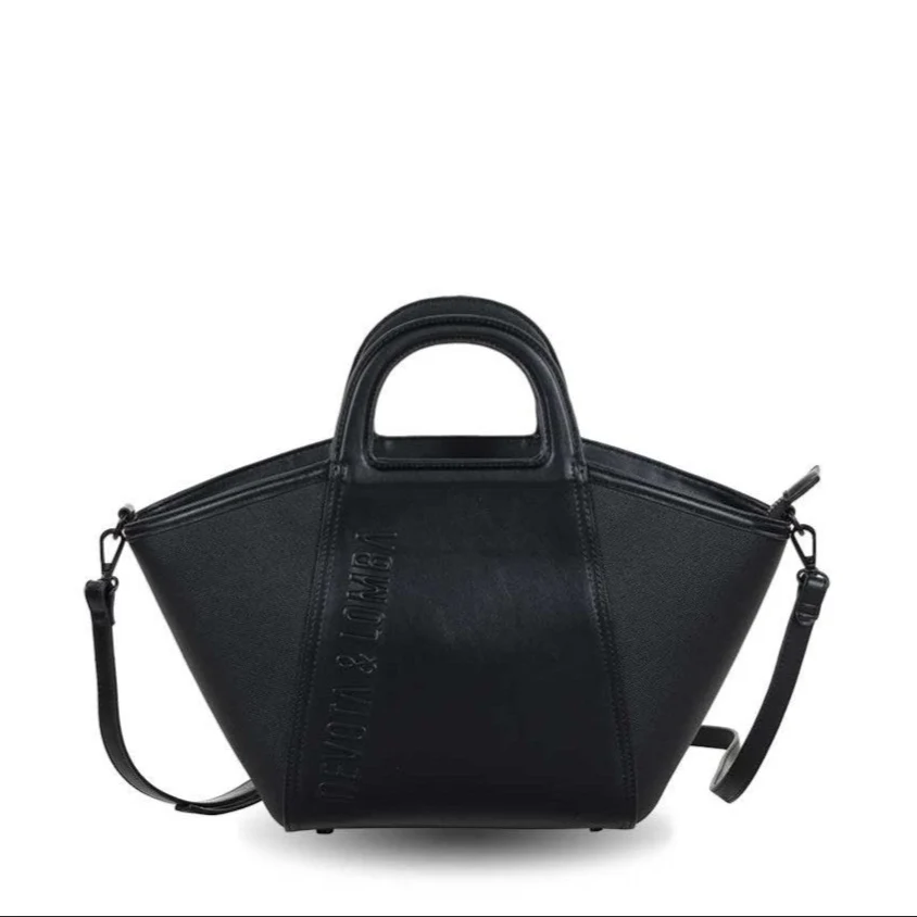 Bolso con Bandolera Devota & Lomba Pair Negro - Imagen 2