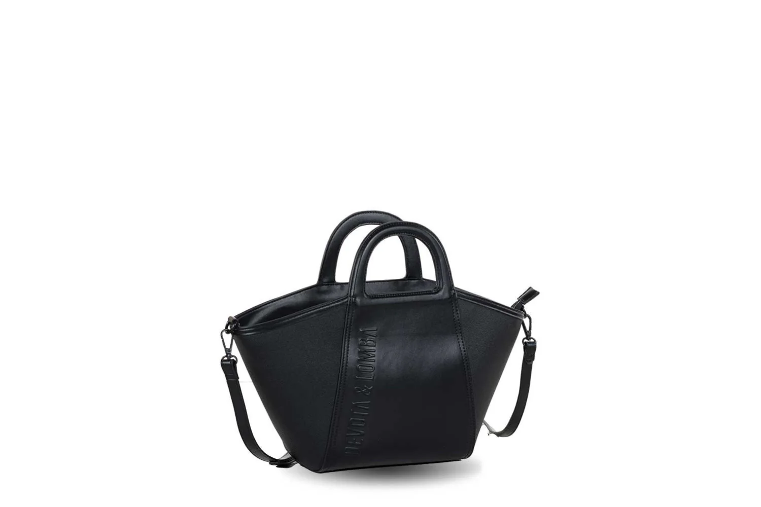 Bolso con Bandolera Devota & Lomba Pair Negro - Imagen 3