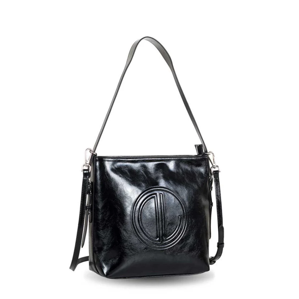 Bolso con Bandolera Devota & Lomba Sleek Negro - Imagen 2