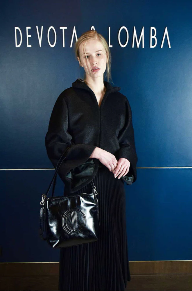 Bolso con Bandolera Devota & Lomba Sleek Negro - Imagen 3