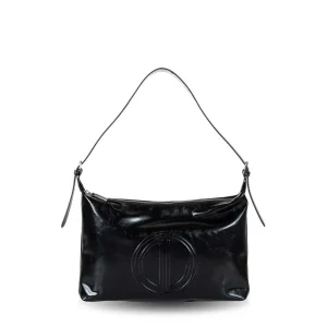Bolso de hombro con Bandolera Devota & Lomba Sleek Negro