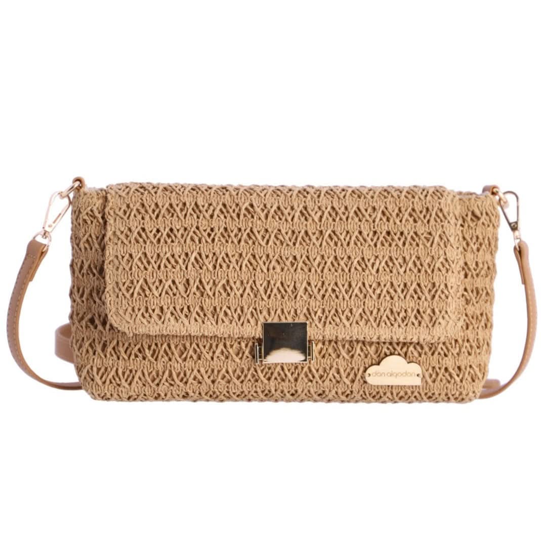 Bolso Bandolera Don Algodón Lydia Rafia