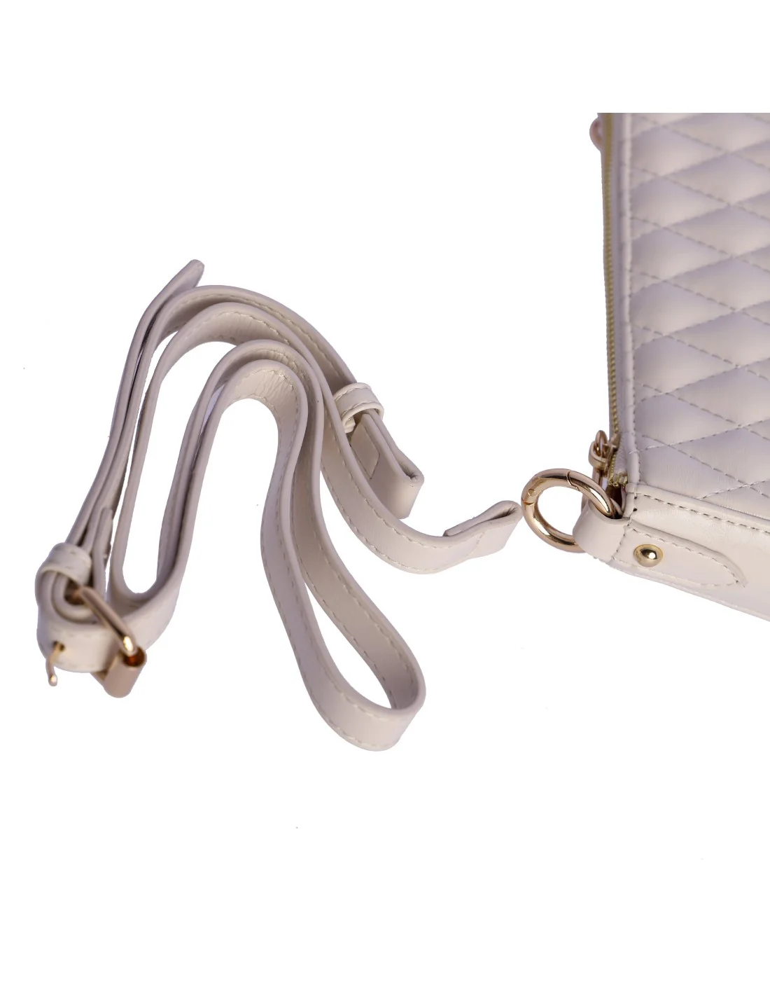 Bolso de hombro Eferri Tesa Beige - Imagen 7