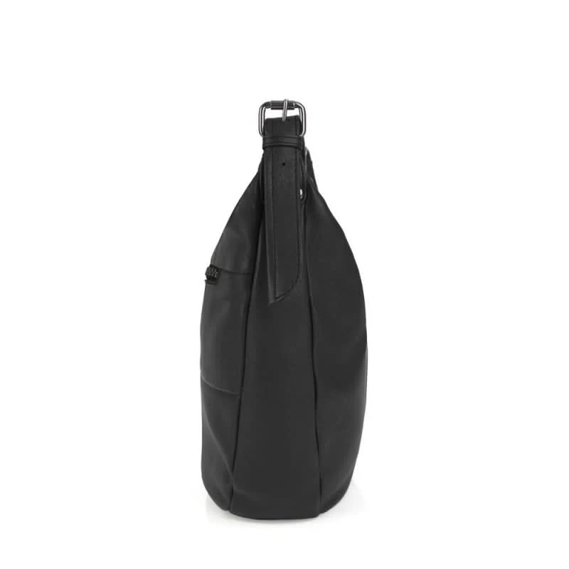 Bolso Bandolera mediano de Piel Gabol Dharma Negro - Imagen 8